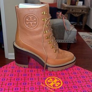 Bad ass Tory Burch combat boots